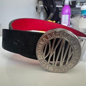 DKNY | Accessories | Belt Reverse | Black & Red